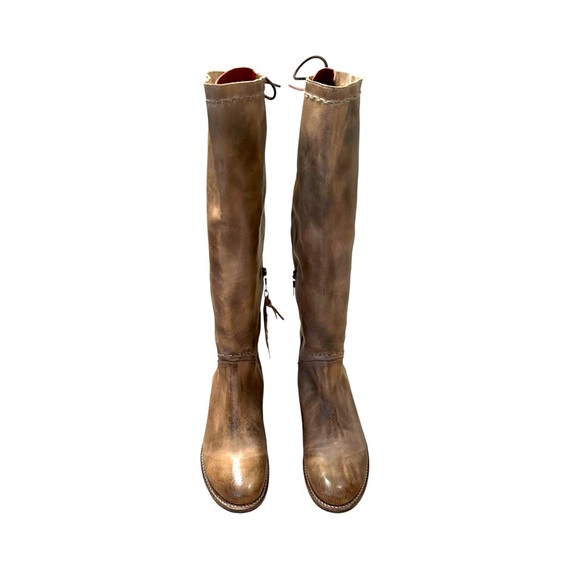 Bed Stu NWT Leather Cobbler Series Manchester Brown/Taupe Boots Women’s Size 8 - Picture 2 of 16